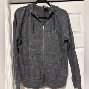Nike Heathered Gray Michigan State Spartans Full-Zip Hoodie